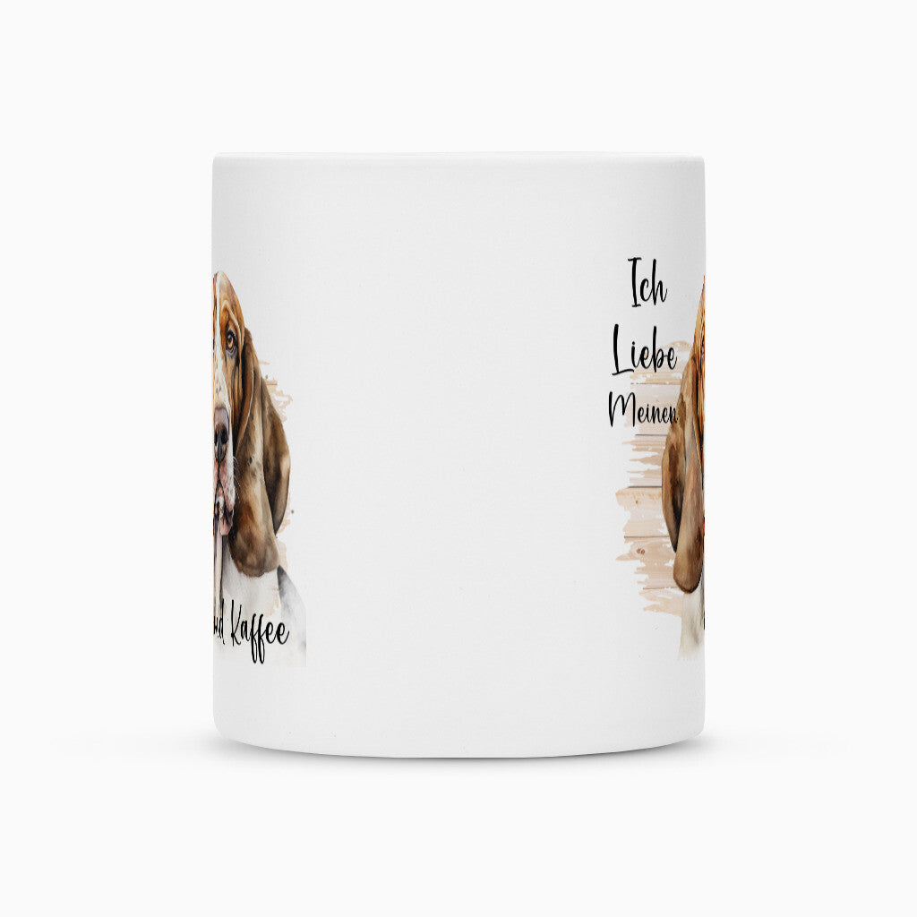 Tasse "Basset - Ich liebe..." – hunde-shirt.de