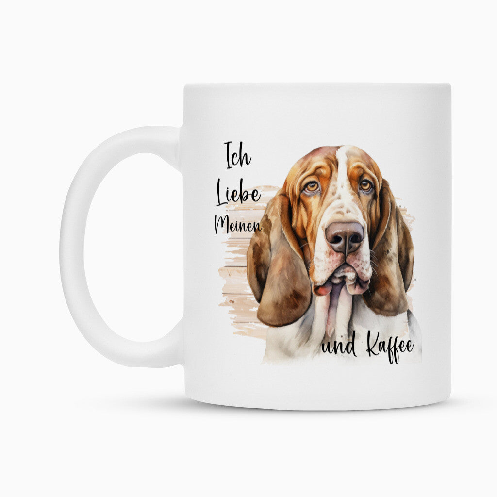 Tasse "Basset - Ich liebe..." – hunde-shirt.de