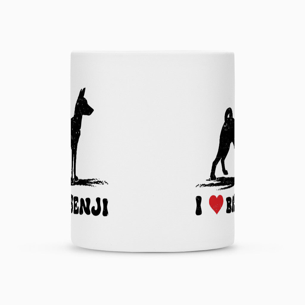 Tasse "Basenji - HEART" – hunde-shirt.de