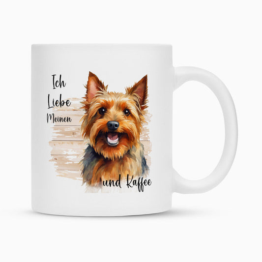 Tasse "Australian Terrier - Ich liebe meinen..." Weiß – hunde-shirt.de