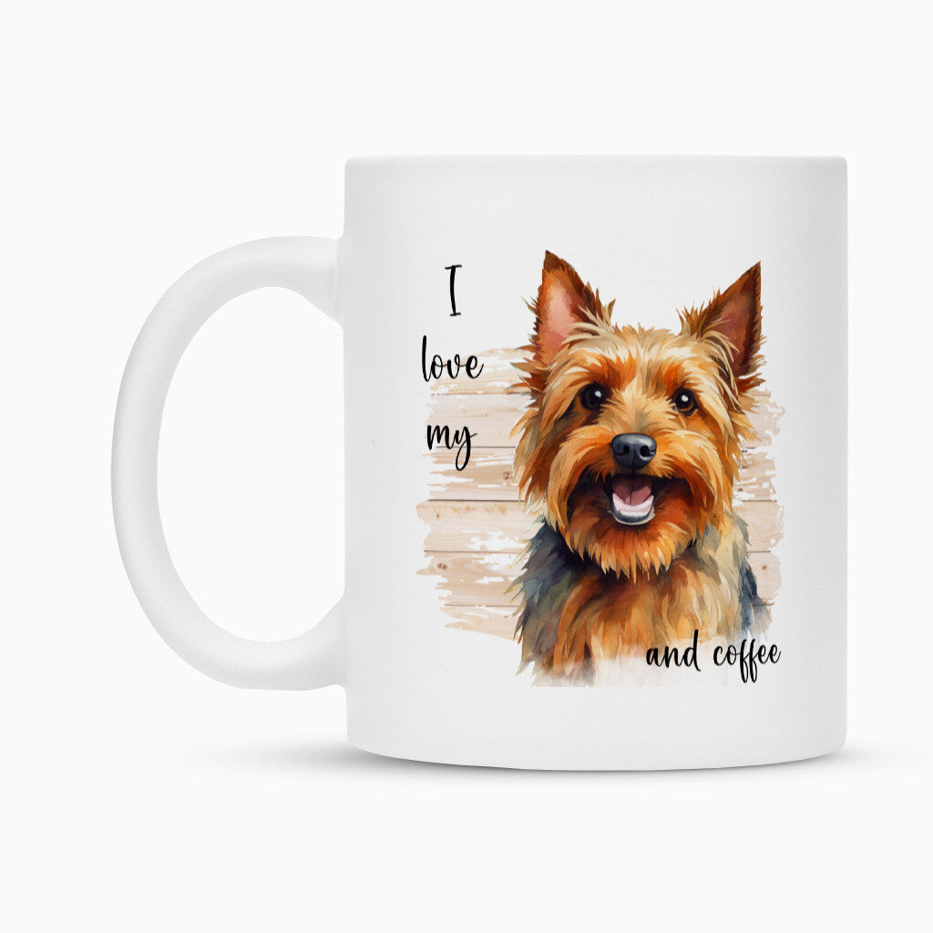 Tasse "Australian Terrier - I love my..." – hunde-shirt.de