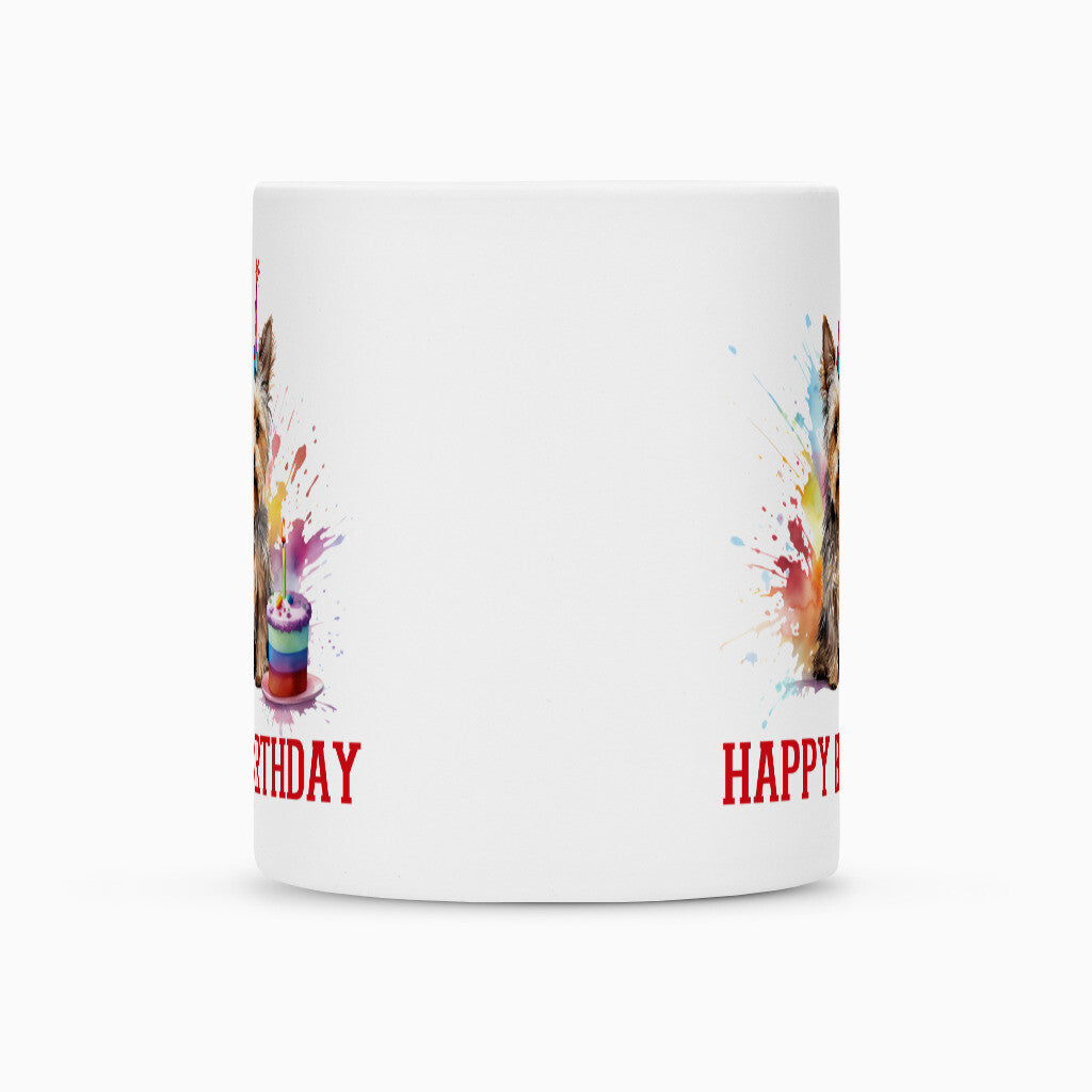 Tasse "Australian Terrier - Happy Birthday" – hunde-shirt.de