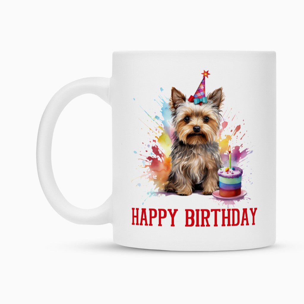 Tasse "Australian Terrier - Happy Birthday" – hunde-shirt.de