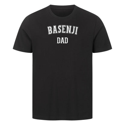 Premium T-Shirt "Basenji - DAD" Schwarz – hunde-shirt.de