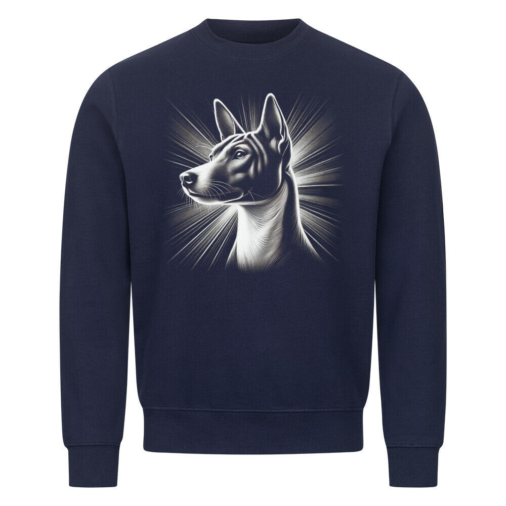 Premium Sweatshirt "Basenji - Shine" Navy Blue – hunde-shirt.de