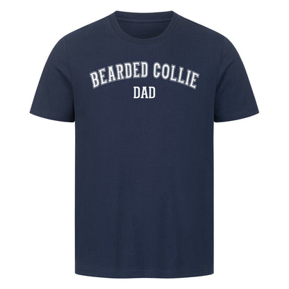Premium T-Shirt "Bearded Collie - DAD" French Navy – hunde-shirt.de