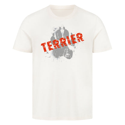 Premium T-Shirt "Australian Terrier - PAW" Natural Raw – hunde-shirt.de