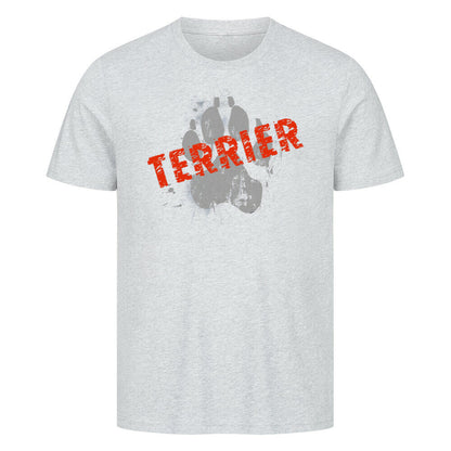 Premium T-Shirt "Australian Terrier - PAW" Heather Grey – hunde-shirt.de