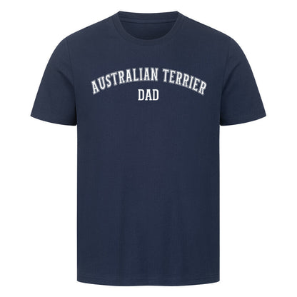 Premium T-Shirt "Australian Terrier - DAD" French Navy – hunde-shirt.de