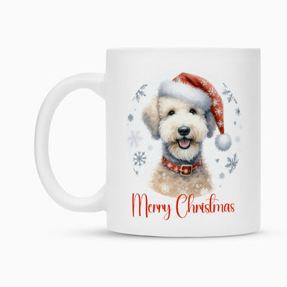 Tasse "Bedlington Terrier - Merry Christmas" – hunde-shirt.de