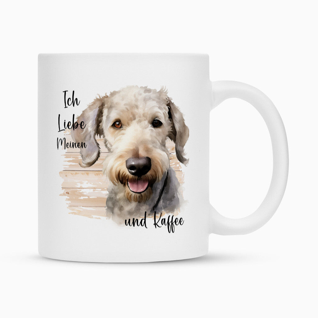 Tasse "Belington Terrier - Ich liebe..." Weiß – hunde-shirt.de