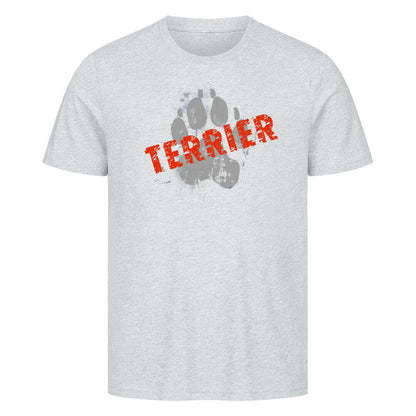 Premium T-Shirt "Bedlington Terrier - PAW" Heather Grey – hunde-shirt.de