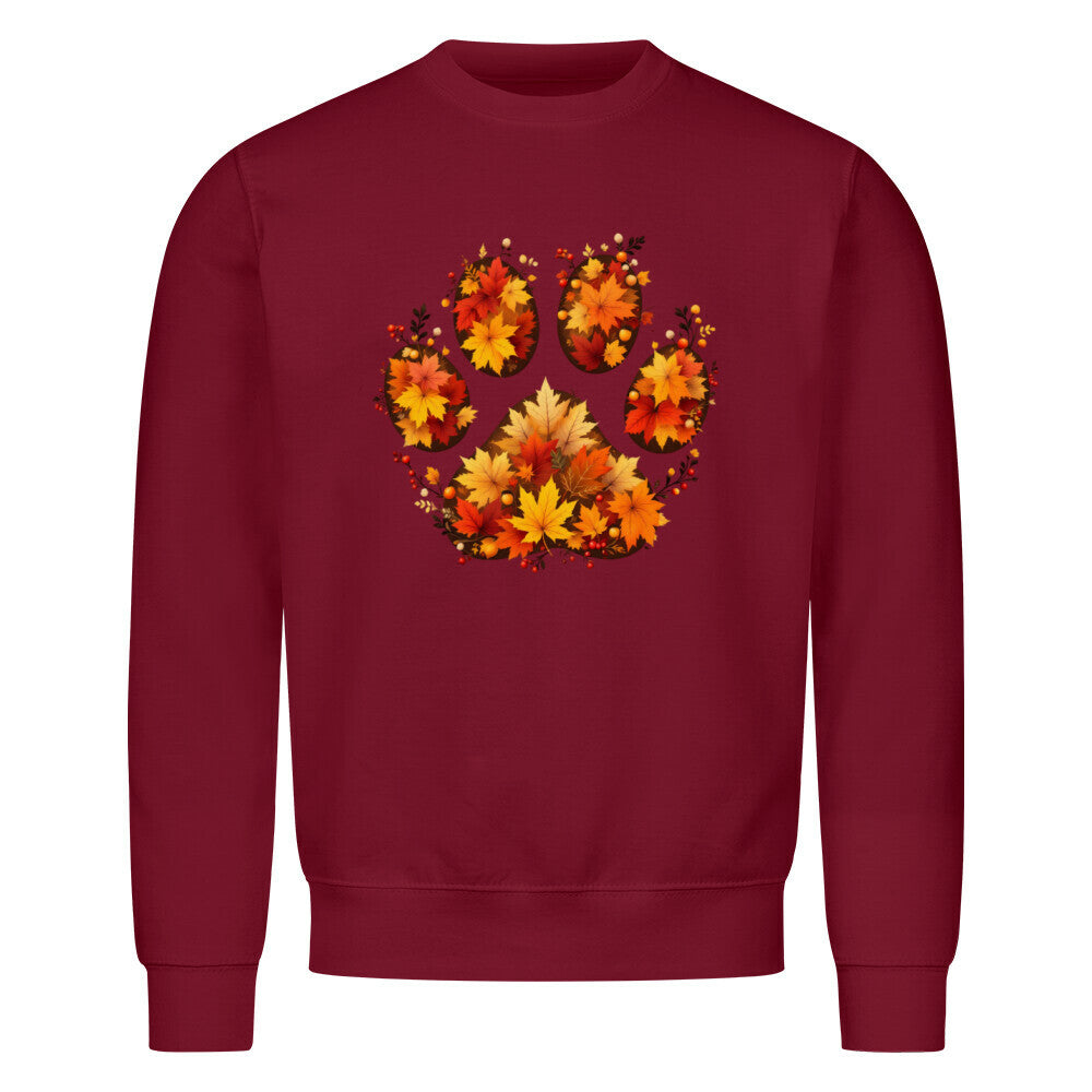 Premium Sweatshirt "HERBST" Burgunder – hunde-shirt.de