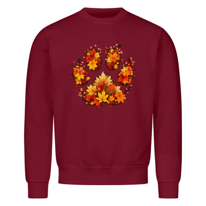 Premium Sweatshirt "HERBST" Burgunder – hunde-shirt.de