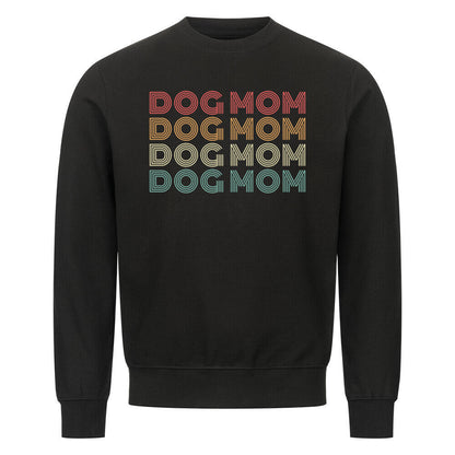 Premium Sweatshirt "DOG MOM" Schwarz – hunde-shirt.de