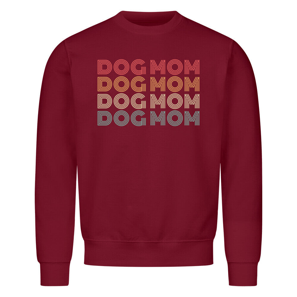 Premium Sweatshirt "DOG MOM" Burgunder – hunde-shirt.de