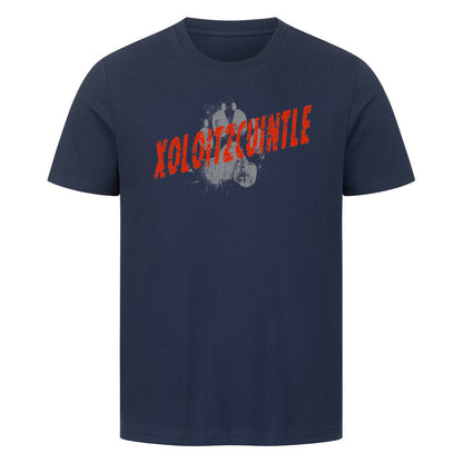 Premium T-Shirt "Xolo - PAW" French Navy – hunde-shirt.de