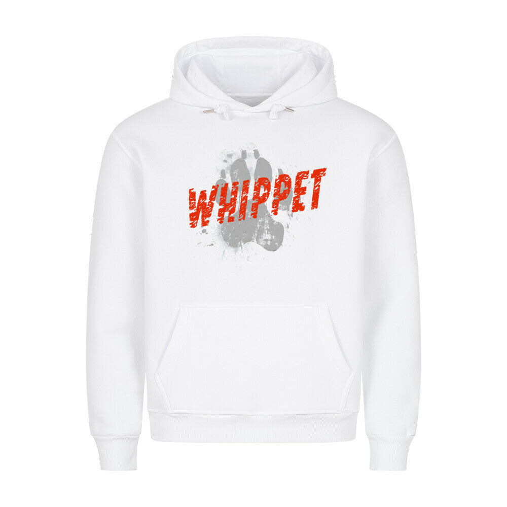 Premium Hoodie "Whippet - PAW" Weiß – hunde-shirt.de