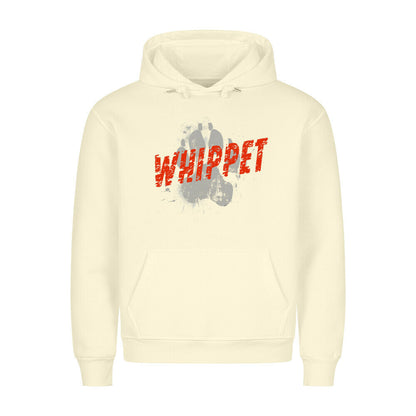 Premium Hoodie "Whippet - PAW" Beige – hunde-shirt.de