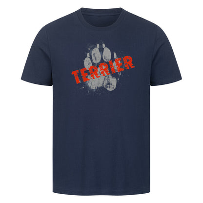 Premium T-Shirt "Westie - PAW" French Navy – hunde-shirt.de