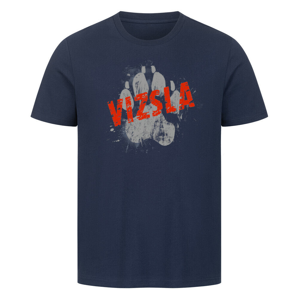 Premium T-Shirt "Vizsla - PAW" French Navy – hunde-shirt.de