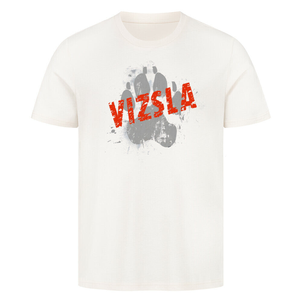 Premium T-Shirt "Vizsla - PAW" Natural Raw – hunde-shirt.de