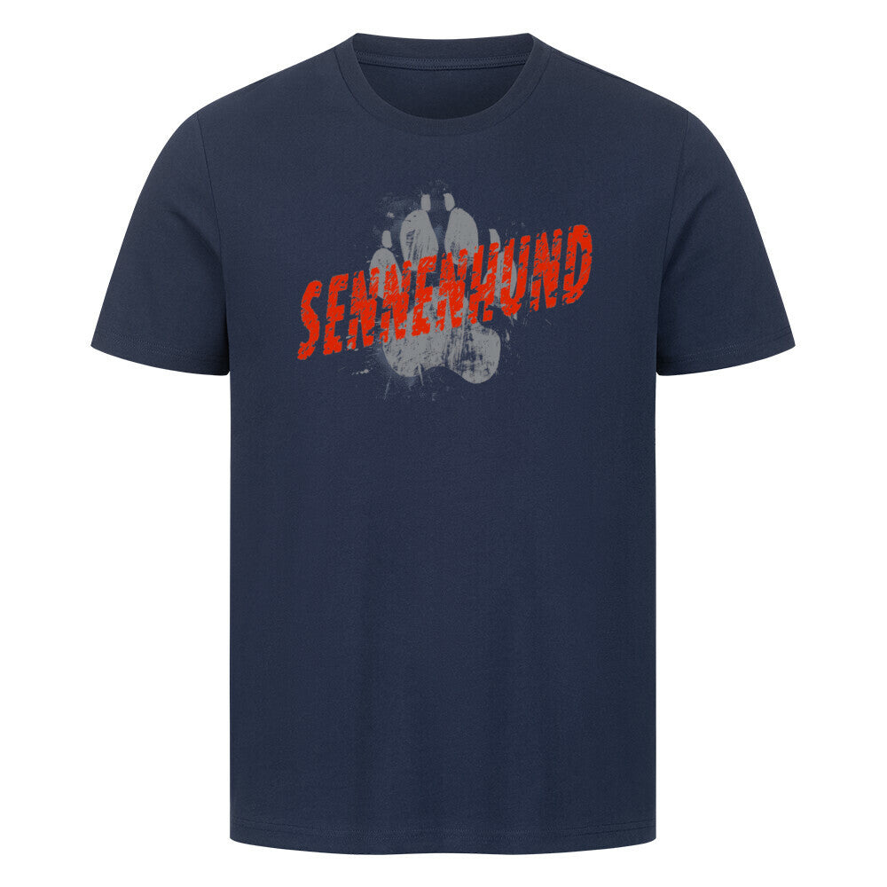 Premium T-Shirt "Sennenhund PAW" French Navy – hunde-shirt.de