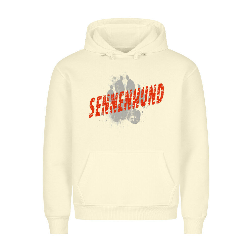 Premium Hoodie "Sennenhund - PAW" Beige – hunde-shirt.de