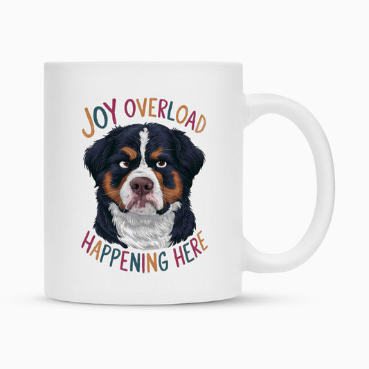 Tasse "Berner Sennenhund - JOY..." Weiß – hunde-shirt.de