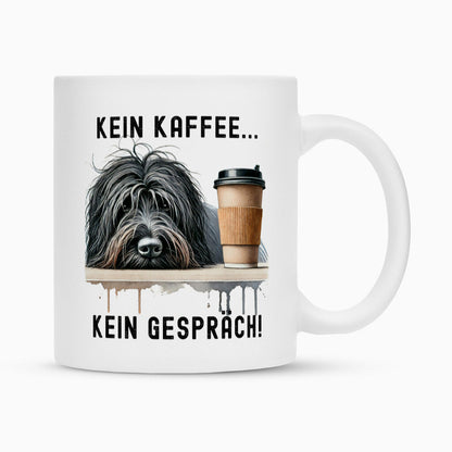 Tasse "Bergamasco - Kein Kaffee..." Weiß – hunde-shirt.de
