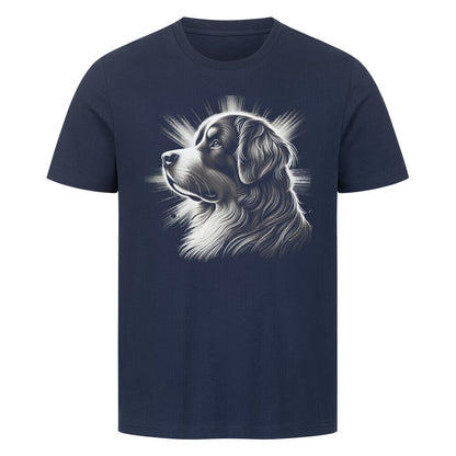 Premium T-Shirt "Berner Sennenhund - Shine" French Navy – hunde-shirt.de
