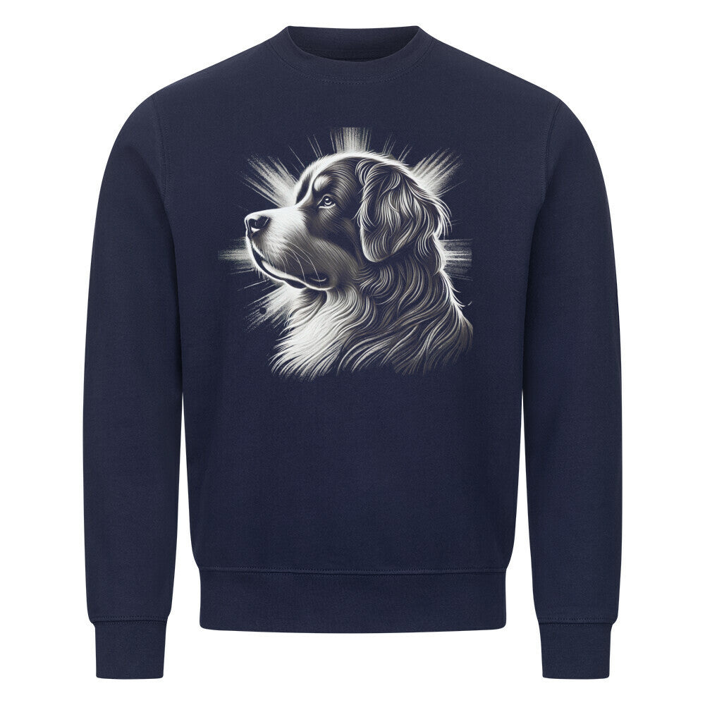 Premium Sweatshirt "Berner Sennenhund - Shine" Navy Blue – hunde-shirt.de