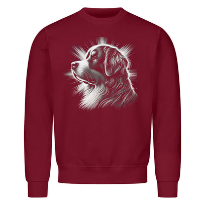Premium Sweatshirt "Berner Sennenhund - Shine" Burgunder – hunde-shirt.de