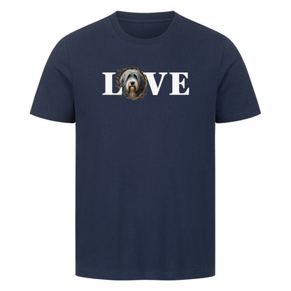 Premium T-Shirt "Bergamasco - LOVE" French Navy – hunde-shirt.de