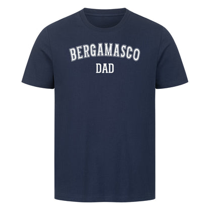 Premium T-Shirt "Bergamasco - DAD" French Navy – hunde-shirt.de