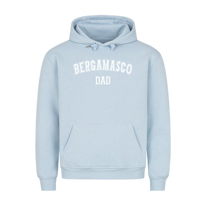 Premium Hoodie "Bergamasco - DAD" Babyblau – hunde-shirt.de