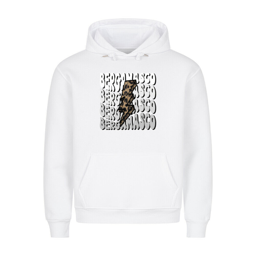 Premium Hoodie "Bergamasco" Weiß – hunde-shirt.de