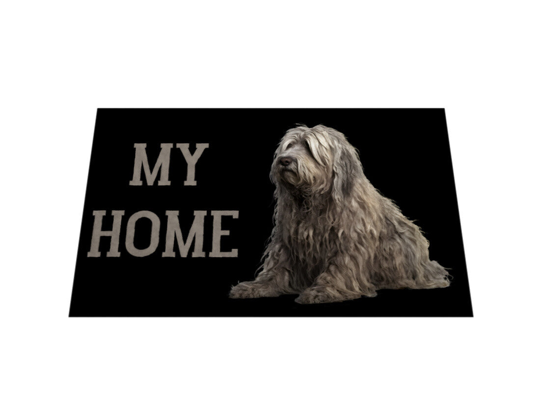 Fußmatte "Bergamasco - MY HOME III" – hunde-shirt.de