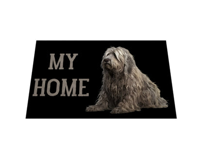 Fußmatte "Bergamasco - MY HOME III" – hunde-shirt.de