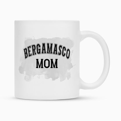Tasse "Bergamasco - MOM" Weiß – hunde-shirt.de