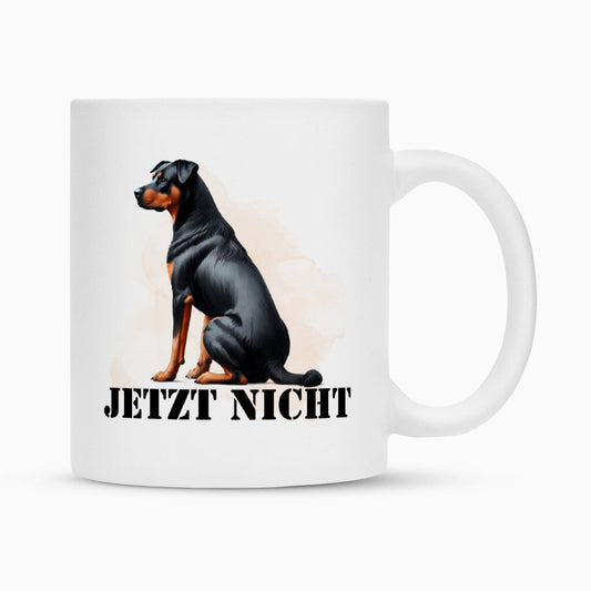 Tasse "Beauceron - JETZT NICHT" Weiß – hunde-shirt.de