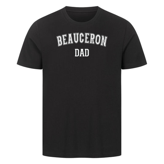 Premium T-Shirt "Beauceron - DAD" Schwarz – hunde-shirt.de