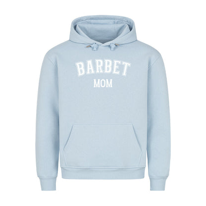 Premium Hoodie "Barbet - MOM" Babyblau – hunde-shirt.de
