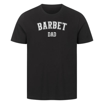 Premium T-Shirt "Barbet - DAD" Schwarz – hunde-shirt.de