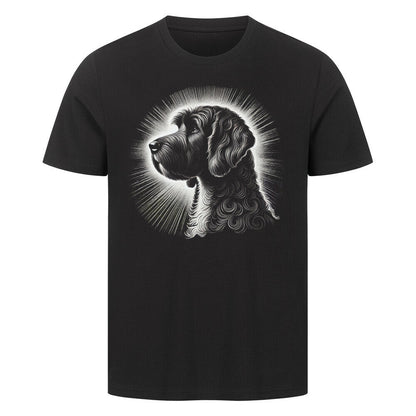 Premium T-Shirt "Barbet - Shine" Schwarz – hunde-shirt.de