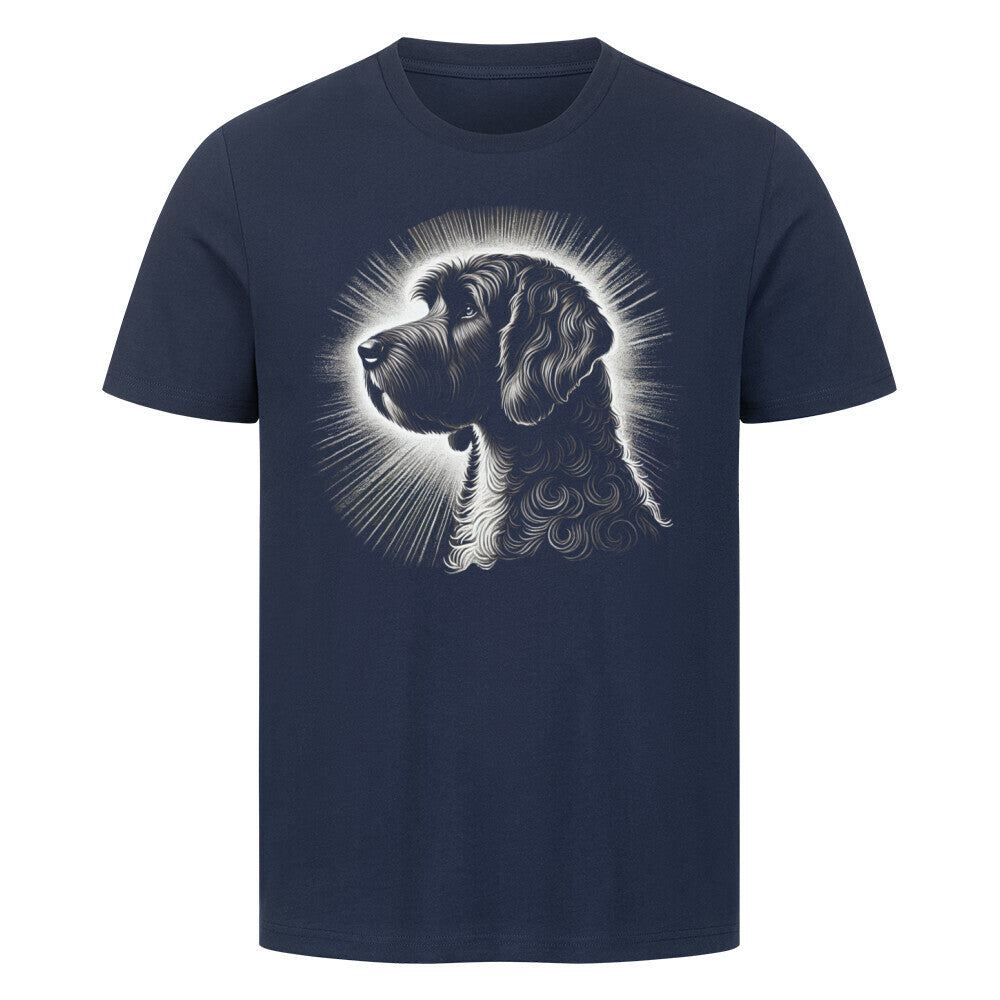 Premium T-Shirt "Barbet - Shine" French Navy – hunde-shirt.de