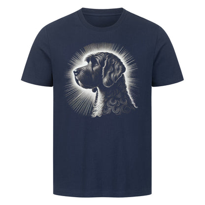 Premium T-Shirt "Barbet - Shine" French Navy – hunde-shirt.de