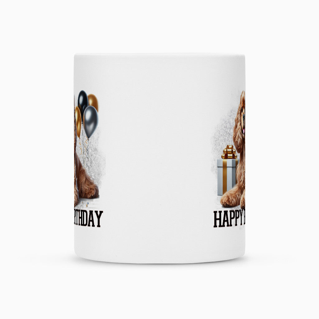 Tasse "American Cocker - Geburtstag" – hunde-shirt.de