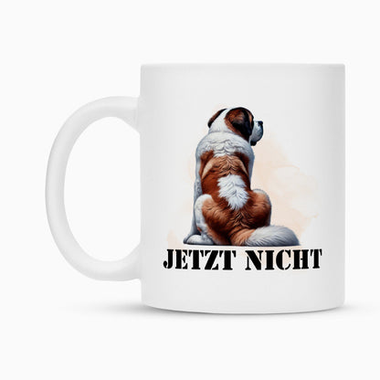 Tasse "Bernhardiner - JETZT NICHT" – hunde-shirt.de