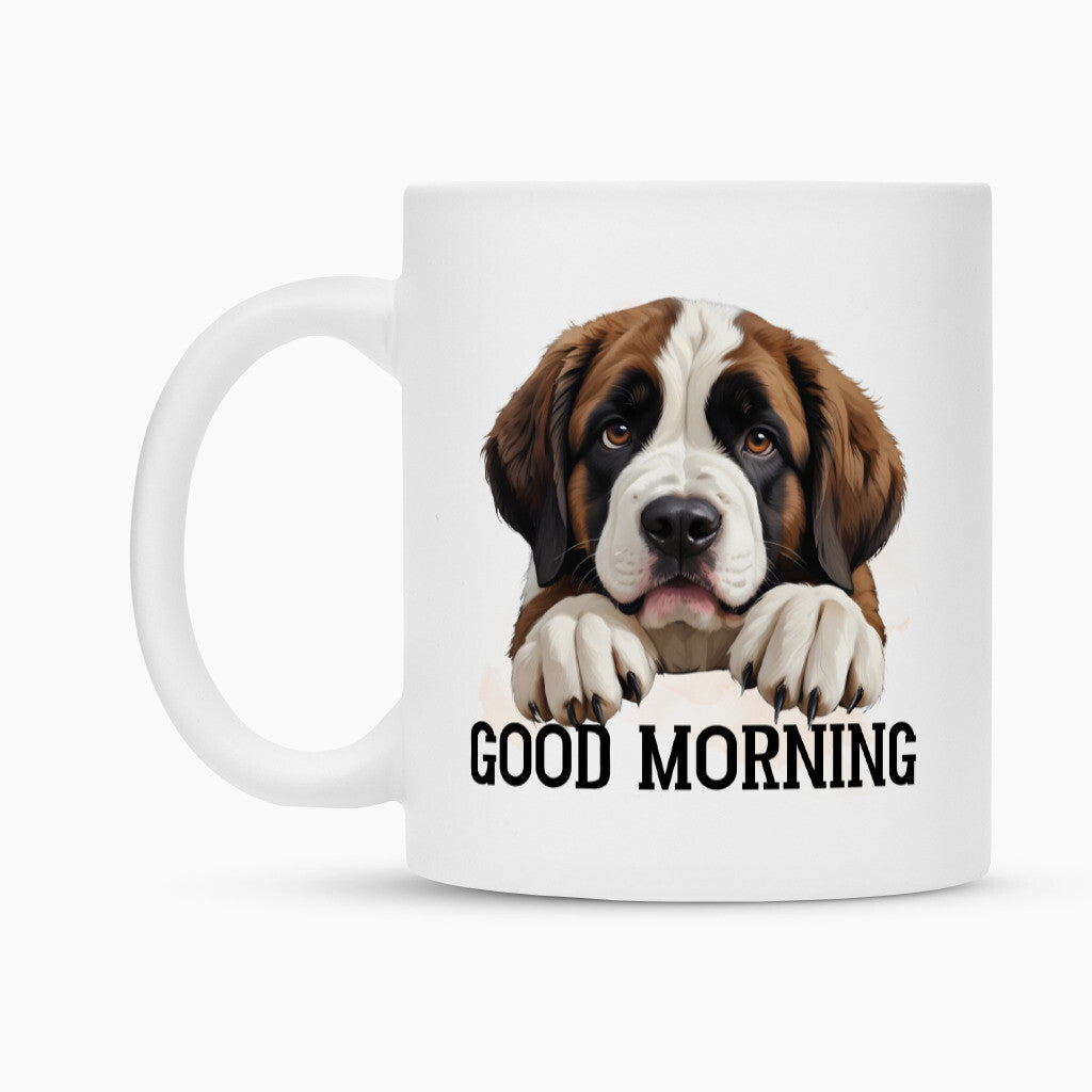 Tasse "Bernhardiner - GOOD MORNING" – hunde-shirt.de